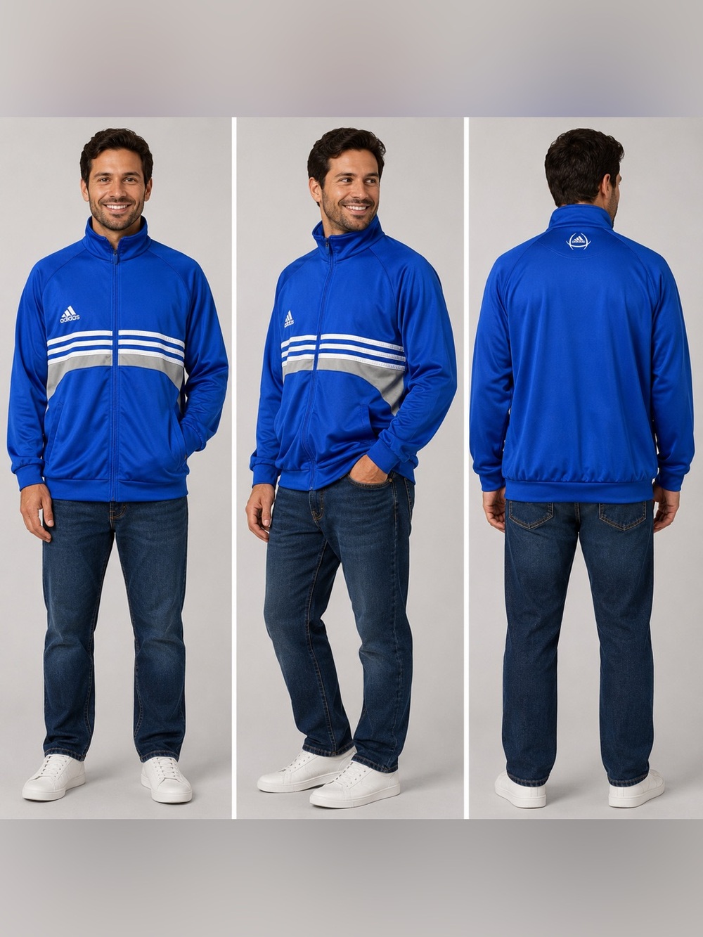 Vintage 2005 Adidas Blue Track Jacket Men’s Medium